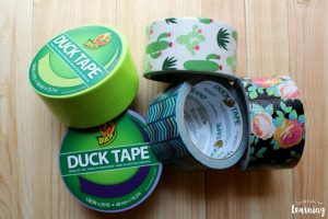 Using Colorful Duck Tape to Make Geometry Dice