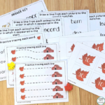 When the Leaf Blew In Printables for Kids - Look! We're Learning!