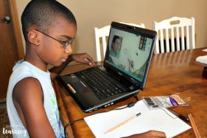 Taking Homeschool Art Lessons with Sparketh