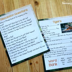 The Jungle Book Printable Movie Study Activity