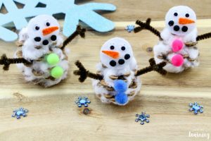 Simple Snowman Craft for Kids