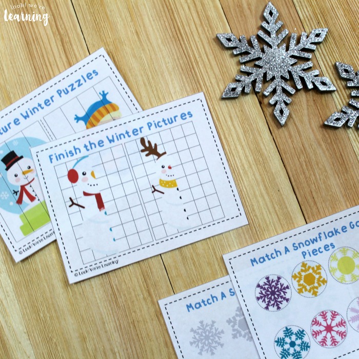 Printable Winter Activities for Preschoolers