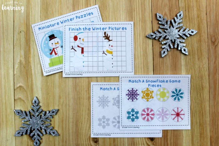 Winter Preschool Printables for Kids