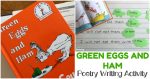 Simple Green Eggs and Ham Inspired Poetry Activity - Look! We're Learning!