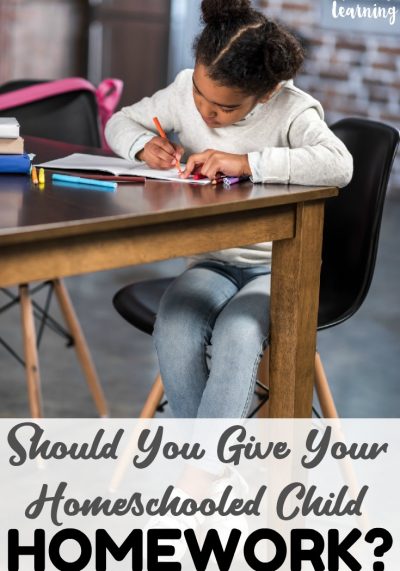 Should you assign homeschool homework to your child See why homework may or may not be a good idea for your homeschool.