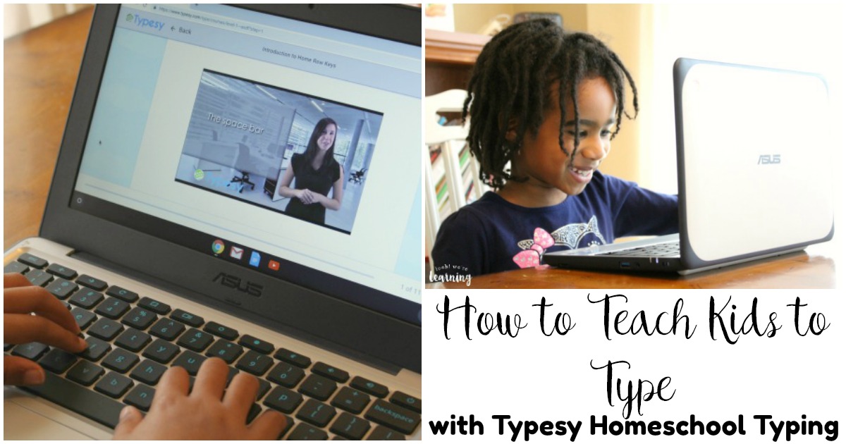 How to Teach Kids to Type with Typesy Homeschool Typing