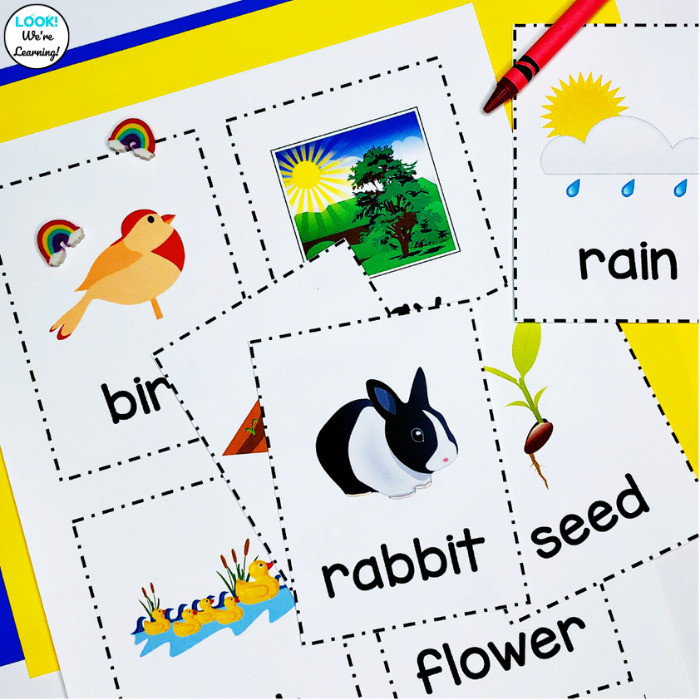 Practicing Spring Sight Words with Kids