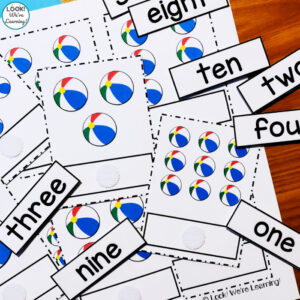 Beach Theme Counting Cards