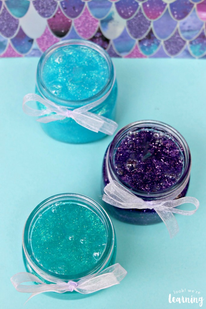 DIY Colorful Mermaid Slime for Kids
