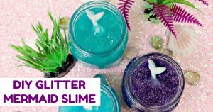 Easy DIY Glitter Mermaid Slime Recipe for Kids