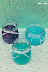 Making DIY Glitter Mermaid Slime