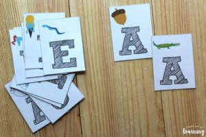 Printable Vowel Cards for Kids