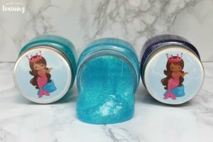 Simple Mermaid Slime Party Favors for Kids