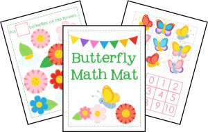 Butterfly Math Mat for Kids