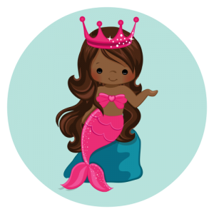 Mermaid Slime Party Favor Topper