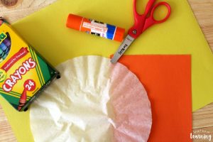 Easy Coffee Filter Crab Craft