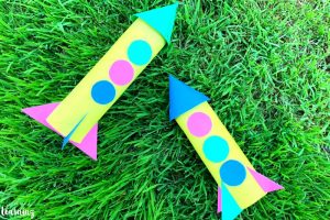 Easy Paper Rocket Craft for Kids