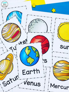 Free Solar System Flashcards for Kids