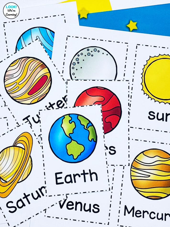 Free Solar System Flashcards for Kids