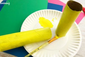 Fun Paper Roll Rocket Craft