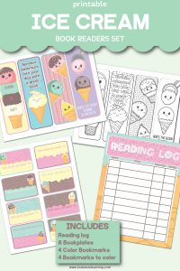 Printable Ice Cream Literacy Kit for Kids