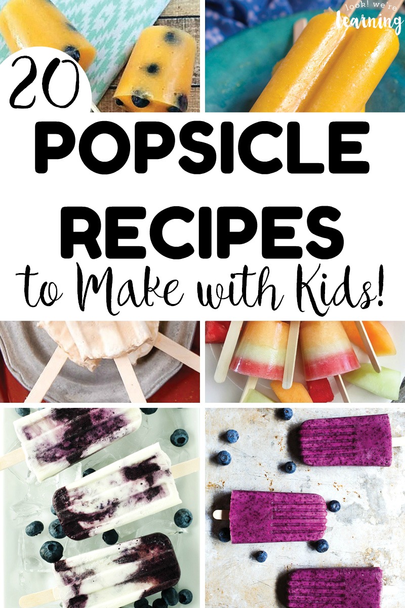 Welcome summer with this list of homemade ice popsicle recipes to make with the kids! So fun for a backyard barbecue!