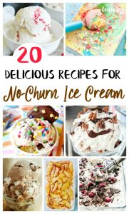 Make ice cream without an ice cream maker with these easy no churn ice cream recipes! Perfect for summer!