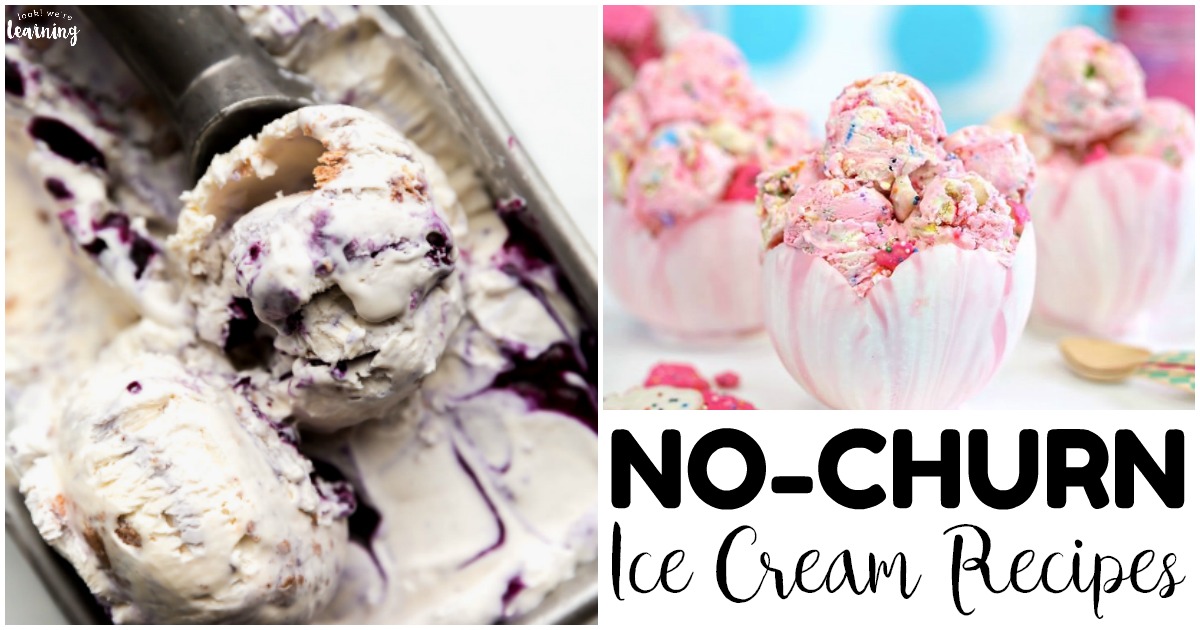 You don't need an ice cream maker to have homemade ice cream! These delicious no churn ice cream recipes are perfect for summer treats!