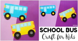 Fun and Easy School Bus Craft for Kids