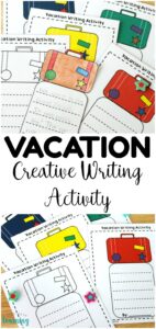 Help students break into creative writing with this simple vacation creative writing activity! Perfect for telling about summer break or places they want to visit!