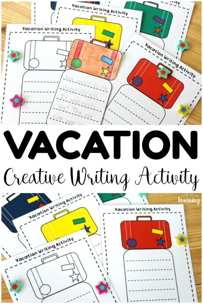 Help students write about places they have visited or want to visit with this simple vacation creative writing activity!