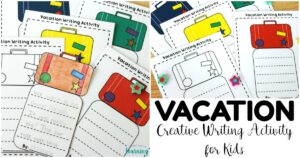 Simple Vacation Creative Writing Activity for Kids