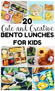 These cute and creative bento lunches for kids are perfect for busy school days, field trips, and more! These are so cute and tasty for little appetites!