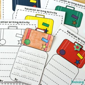 Vacation Creative Writing Activity for Kids