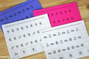 Back to School Pattern Activity for Kids