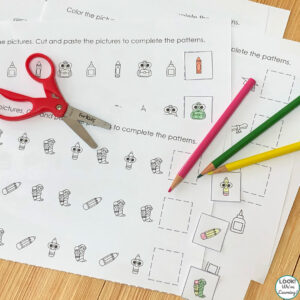 Back to School Patterning Activity Pages