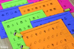 Printable Back to School Pattern Activity