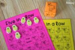 Five In A Row Printable Farm Game for Kids - Look! We're Learning!