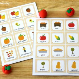 Fun Fall Memory Game for Kids