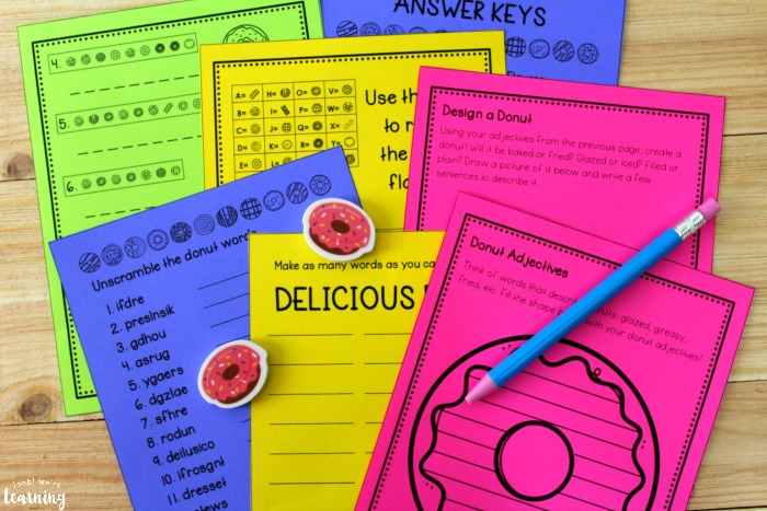 Delicious Donuts Elementary Activity Set