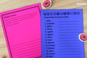Donut Themed ELA Lesson for Kids