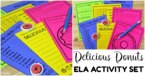 Fun Delicious Donuts Themed ELA Activity Set