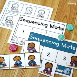 Printable Hot Cocoa Sequencing Mats