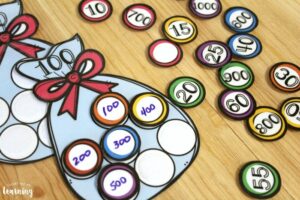 Candy Bag Skip Counting by 5 Activity
