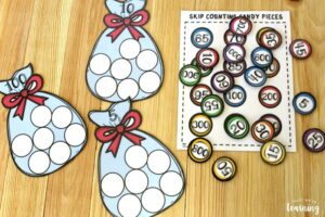 Candy Themed Skip Counting Activity for Second Grade