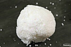 DIY Fluffy Snow Slime