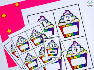 Using a Spanish Number Word Matching Activity