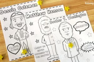 Black History Figure Coloring Pages for Kids