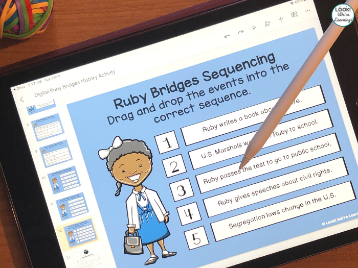 Digital Ruby Bridges Lesson for Elementary