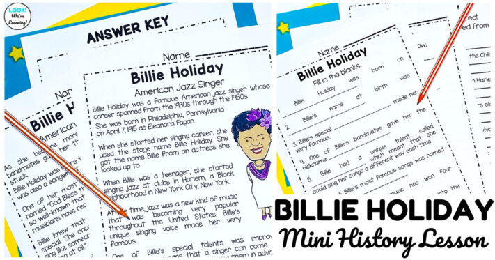 Elementary Billie Holiday History Lesson